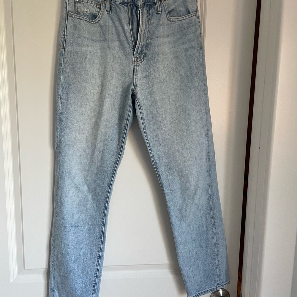 Madewell Light Blue Straight Leg Jeans